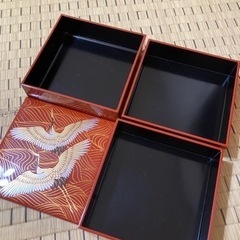 【差し上げます】　御節　おせち　お重　重箱　3段の画像