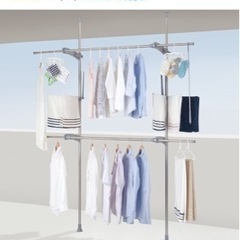 【取引中】NITORI ベランダつっぱり物干し