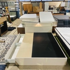 激安‼️GRANZ ダッブルベッド引き出し付き?140x200cm?「大阪、京都 