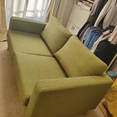 【2/15まで】0円！IKEA　ソファ　カルルスタード　2人掛け...