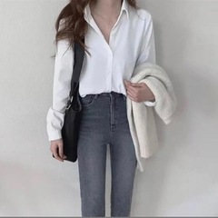 韓国 ★ 厚手 シャツの画像