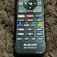 TVリモコン　ELECOM エレコムERC-TV01BK-SO【値下げ交渉可】 の画像