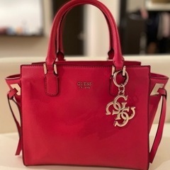 GUESS ゲス ハンドバッグ 赤
