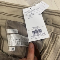 タグ付き/可愛い♡THE SHOP TK タックワイドパンツ サイズMの画像