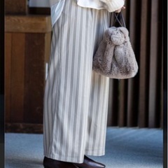 タグ付き/可愛い♡THE SHOP TK タックワイドパンツ サイズMの画像