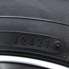 【美品低走】21年製175/65/14 スタッドレスタイヤホイールセットダンロップ21年製の画像