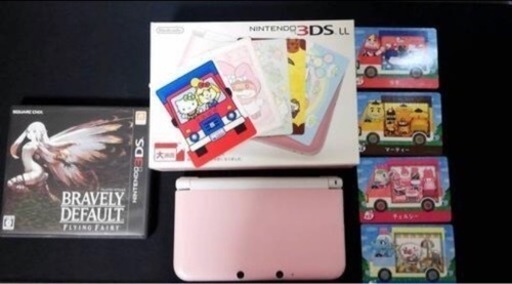 ニンテンドー3DS LL ピンク×ホワイト