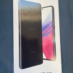 新品未使用　galaxy a53 5G  定価5万overの画像