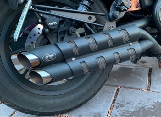 (お引き受け先が決まりました)レブル250 GEM マフラー　インナーサイレンサー付き