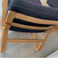 【無印良品】リビングでもダイニングでも使えるソファチェア　2脚の画像