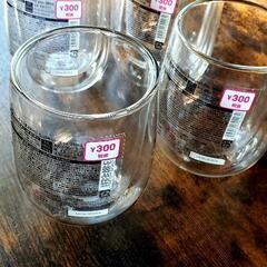 ダブルウォールグラス【ダイソー商品】