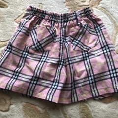 子供服　女の子　パンツスカート　130の画像