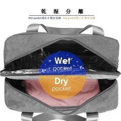 【新品未使用】RoLekim スポーツバッグ 乾湿分離 シューズ収納の画像