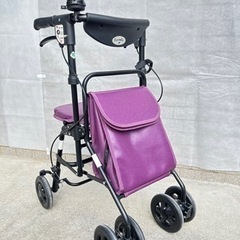 シルバーカー　　えんじ色