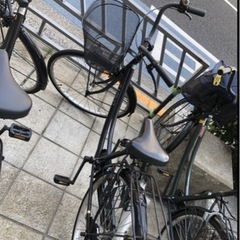 【ご相談中】自転車/ブラック/黒/カゴ/ママチャリ/1/6まで