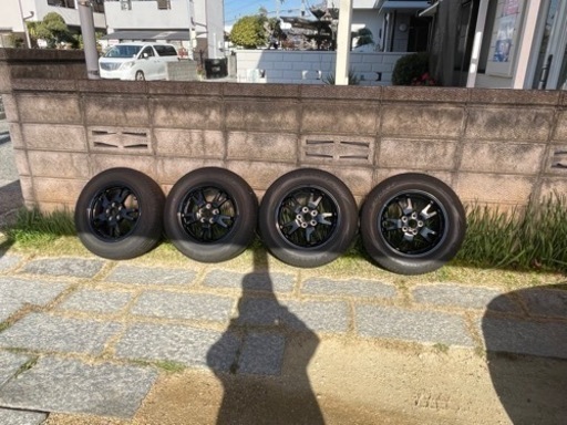 30プリウス後期純正アルミホイルタイヤセット