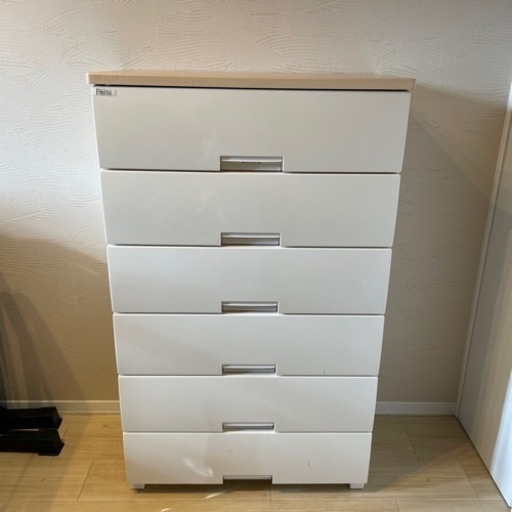 Fits 衣装ケース　衣類収納　6段　75cm