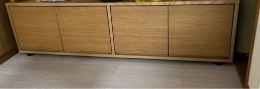 無印良品　スタッキングキャビネット・Ｂセット／オーク材