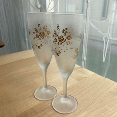 シャンパングラス　2つセットの画像