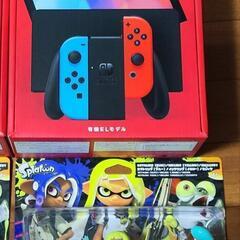 新品未開封 NintendoSwitch 有機EL ネオンブルー...