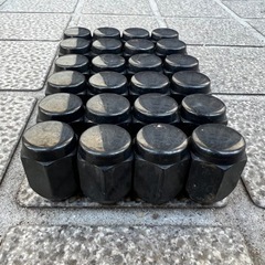 袋タイプ ブラックナット M12 P1.5 21HEX 60度テーパー 24の画像