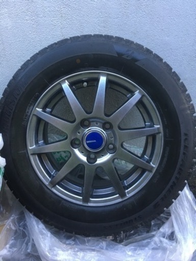 【再！値下げ】【2月末まで】ホイール付き　ブリヂストン　アイスパートナー2 使用期間3ヶ月