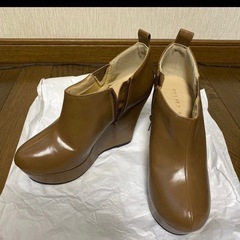 ショートブーツ　キャメル　美品