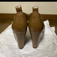 ショートブーツ　キャメル　美品の画像