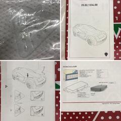 【Ｆ】(新品 長期保管) 子供用ベッド 車 トルコ製イメージ 赤 キッズ の画像