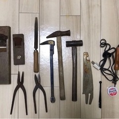 大工道具　工具　かんな　ハンマー　やっとこ　はんだごて　ガラスカ...