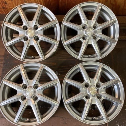 アルミホイール14インチ5.5J 4本／100-4H +40／LAYCEA A4082