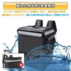 デリバリーバック　リュック　軽量　ロゴなしの画像
