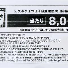 スタジオマリオ 8000円引きクーポン
