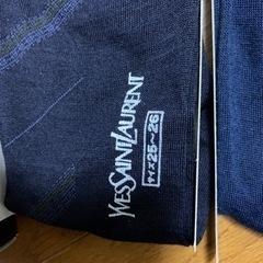 【未使用】メンズ靴下2足セット　YVESAINTLAURENT イブサンローランの画像