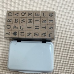 英語　スタンプ　スタンプ台