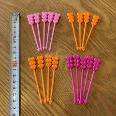 【新品・未使用品】☆お弁当ピック☆ハート☆１８本☆可愛い☆の画像