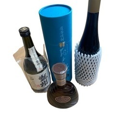 お酒4本セット　イモ焼酎、赤ワイン、リキュール
