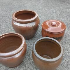 壺　無料です（漬け物壺or梅干し壺に）