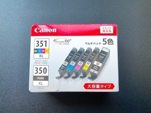 キャノン純正品　インク　5色マルチパック　351XL　350XL