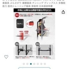 Wolf Fokの懸垂器具ですの画像
