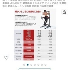 Wolf Fokの懸垂器具ですの画像