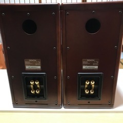 DENON 高級スピーカー　3ウェイ　ブックシエルフスピーカー　値下げの画像