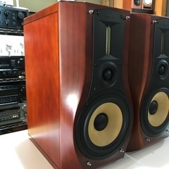 DENON 高級スピーカー　3ウェイ　ブックシエルフスピーカー　値下げの画像