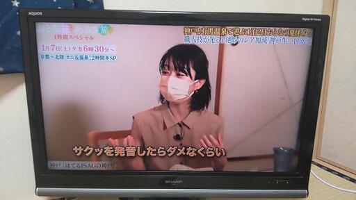 液晶テレビ SHARP 37型 LC-37DS3 2008年製