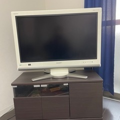 シャープ　AQUOS テレビとテレビラック