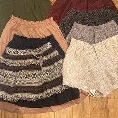 スカート　ショートパンツ　まとめ売り