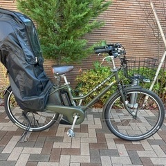 値下可能】電動アシスト付自転車 HYDEEⅡ ブリヂストン 純正子乗せ