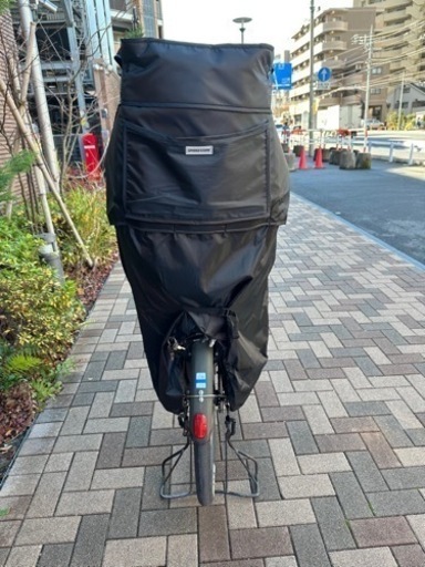 【値下可能】電動アシスト付自転車 HYDEEⅡ ブリヂストン 純正子乗せシート+純正レインカバー付