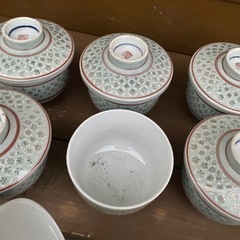 茶碗蒸し　器　6セット　木箱　の画像