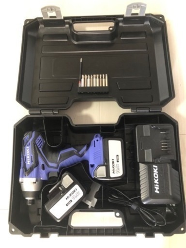 値下げ　HIKOKI インパクトドライバー　14.4V バッテリー3.0Ah 2個付　未使用品